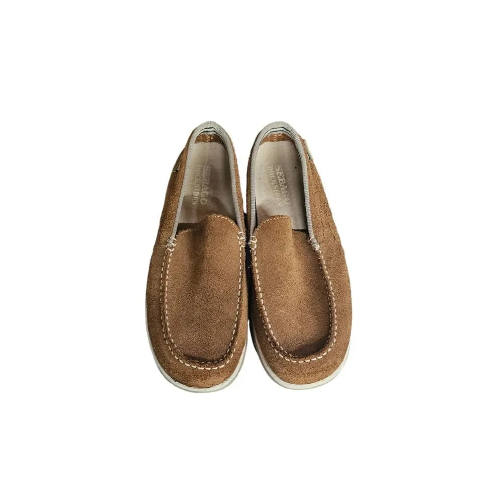 SEBAGO Dock Slides Nubuck Darling Light‎ Brown Suede Size 9.5